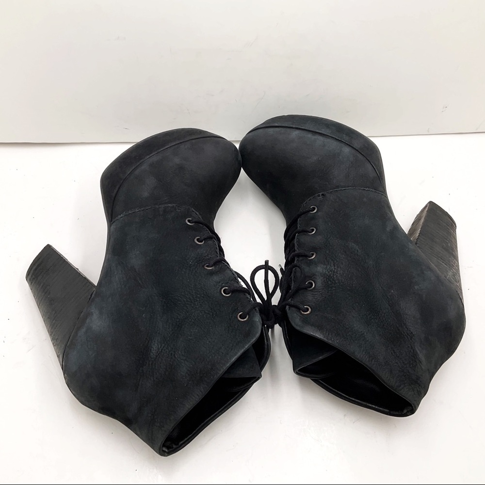{STEVE MADDEN} 'Raspy' Distressed Leather Platform Boots - Picture 12 of 16
